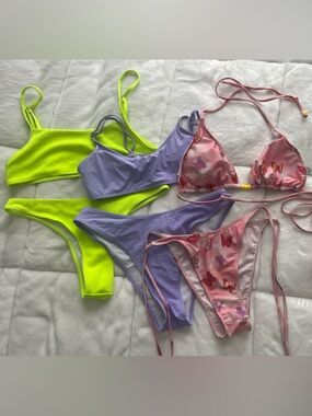 Bikini Bundle Set Of 3 Size M Cheeky Bikinis